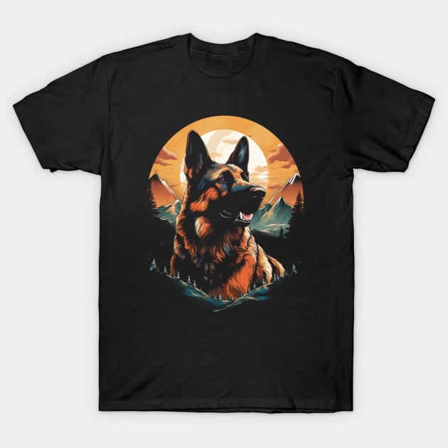 Dog Days Done Right German Shepherd-Inspired Tees for Every Occasion T-Shirt by SofiaRibeiro